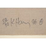 Keith Haring PORTRAIT OF JOSEPH BEUYS Screenprint